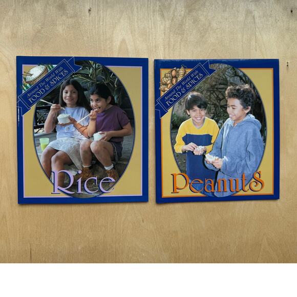 Lot of 6 Around the World with Food & Spices Books Paperback Ex Library - Picture 8 of 9